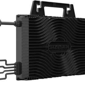Sossen 2400W Balkonkraftwerk Wechselrichter 4 MPPT – Mikrowechselrichter mit WiFi Bluetooth & 5m Schuko Kabel